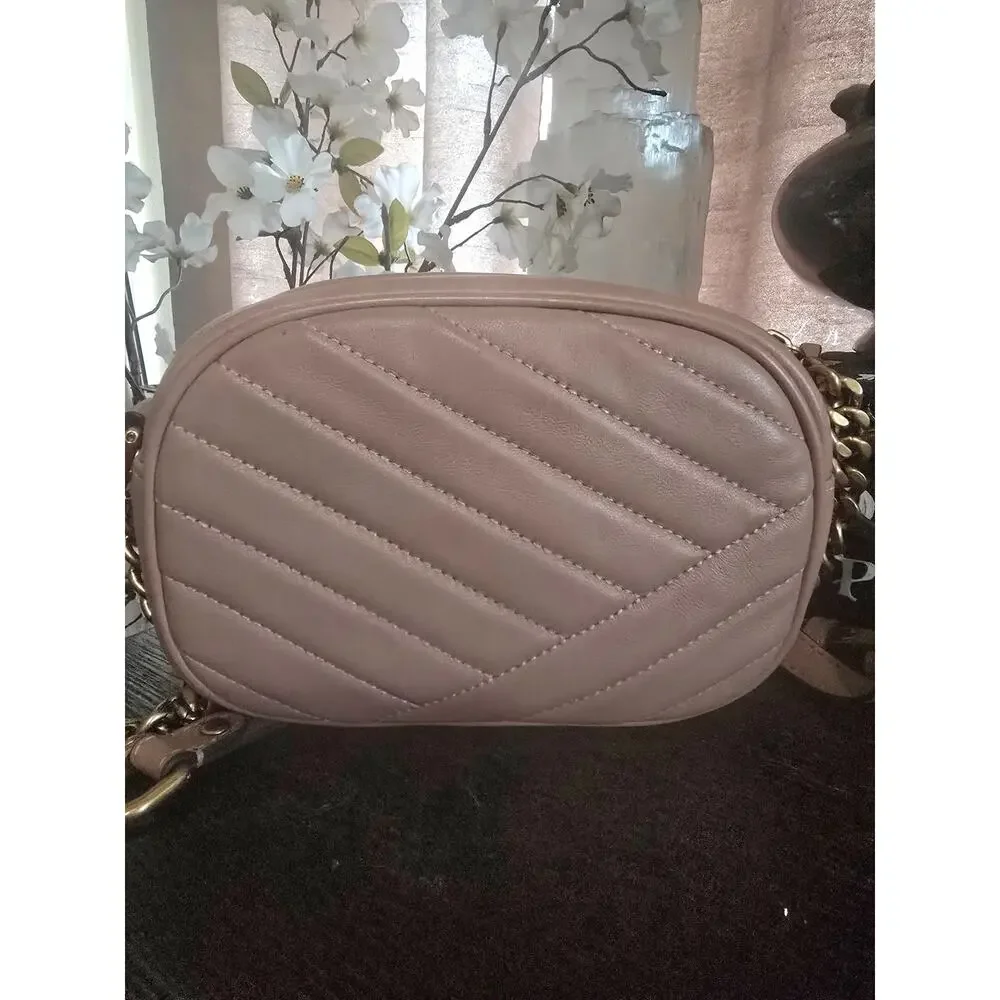 Tory Burch Meadowsweet Kira Chevron Camera Bag/Crossbody EUC
